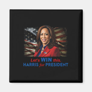 Aimant Gagnez Cette Harris Pour Le Président Kamala Harri