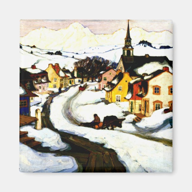 Aimant Gagnon - Village dans les Laurentides (Devant)