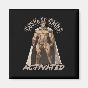 Aimant Gains De Cosplay Activé Funny Gym Conception De Co