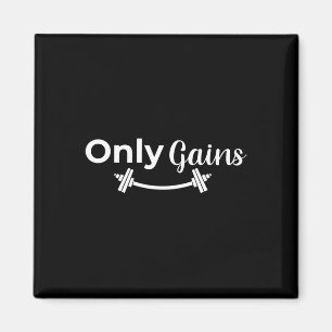Aimant Gains de salle de sport uniquement musculation cor