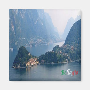 Aimant GAL010 BELLAGIO, LAC DE CÔME, Italie, Réfrigérateu