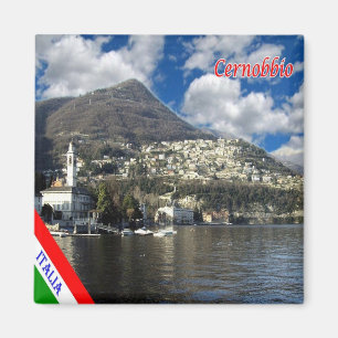 Aimant GAL024 CERNOBBIO, Lac de Côme, Italie, Frigo
