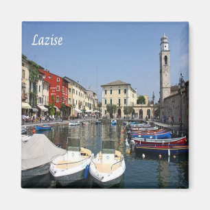 Aimant GAL072 LAZISE - Lac de Garde - Port - Italie - Fri