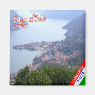 Aimant GAL082 LOVERE, Lac Iseo, Italie, Réfrigérateur
