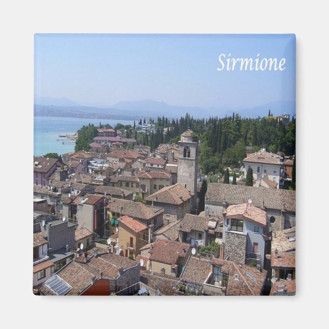 Aimant GAL110 SIRMIONE, Lac de Garde, Italie, Frigo (Devant)