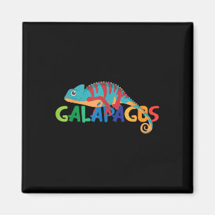 Aimant Galapagos Îles été Coloré Chameleon Exotique