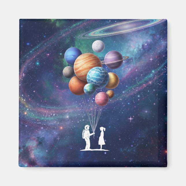 Aimant Galaxie (Devant)