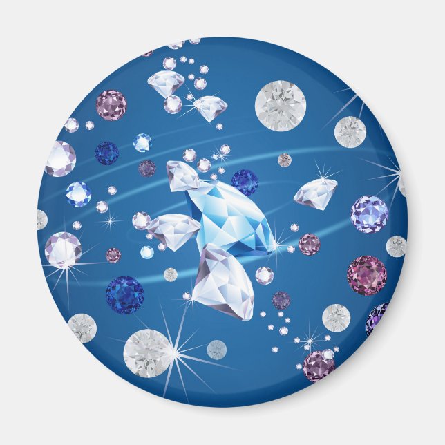 Aimant Galaxie de diamant 12 (Devant)