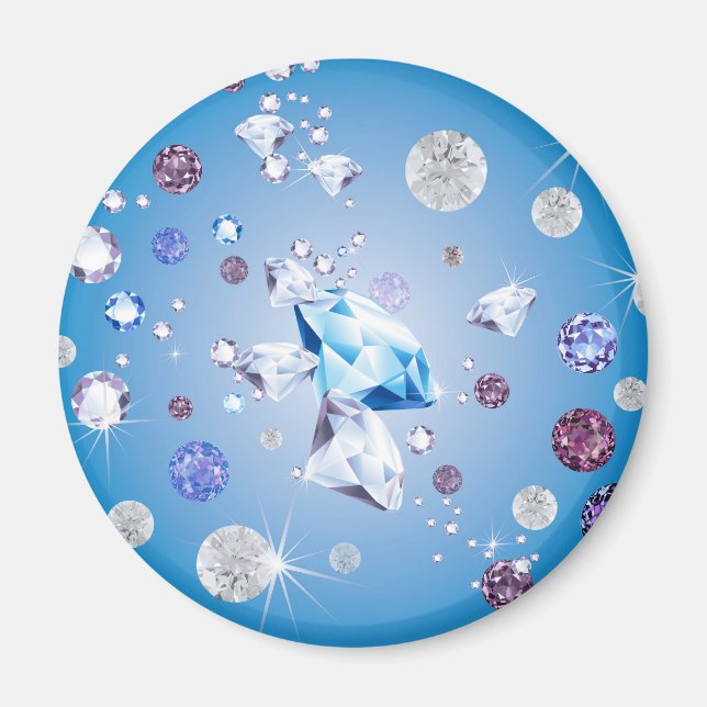 Aimant Galaxie de diamants 4 (Devant)