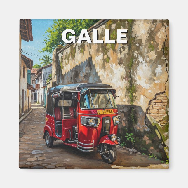 Aimant Galle Tuk Tuk Sri Lanka (Devant)