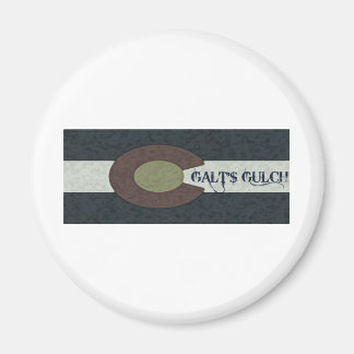 Aimant Galt's Gulch - Rouge blanc et bleu Combo Design