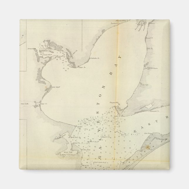 Aimant Galveston Bay, Texas (Devant)