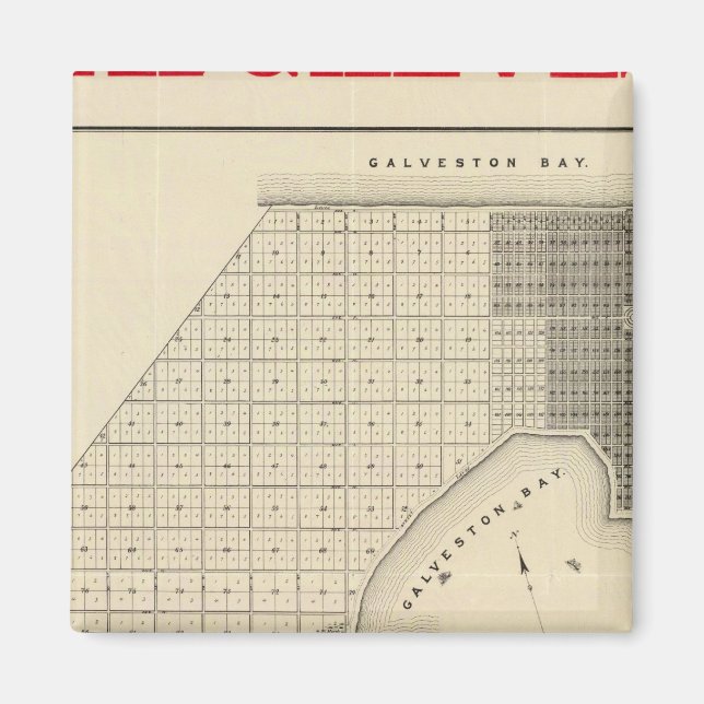 Aimant Galveston du Nord (Devant)