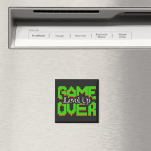 Aimant Game Over, Ressuscitez les jeux vidéo vintage et p