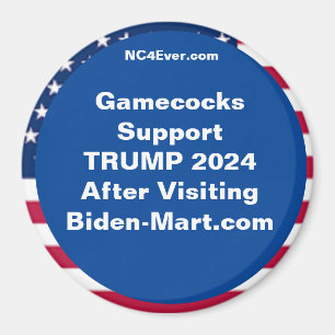 Aimant Gamecocks Support TRUMP 2024 After Fridge
