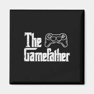 Aimant Gamefather Fun Gaming Fête des pères Parodie Gamer