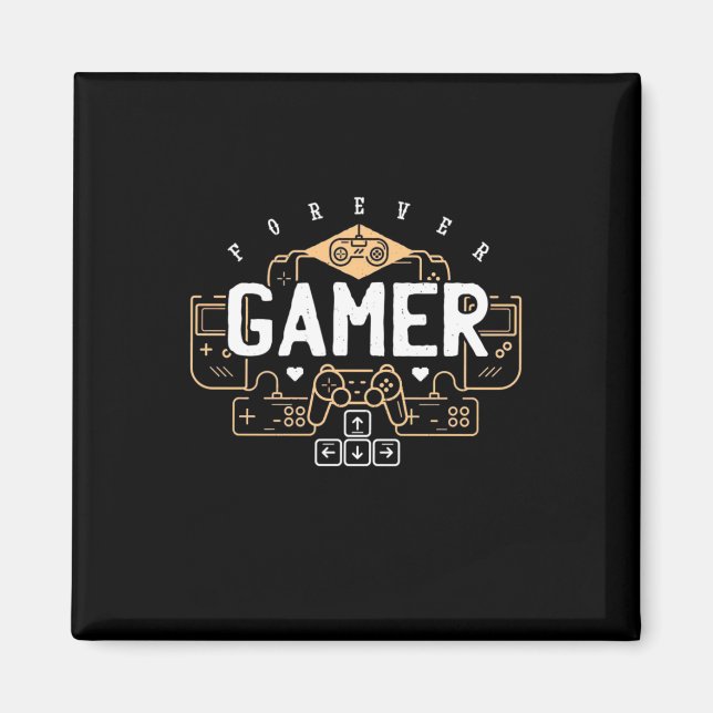 Aimant Gamer Gift | Forever Gamer (Devant)