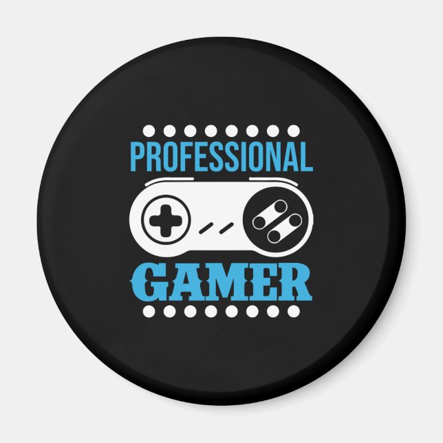 Aimant Gamer Gift Professional Gamer (Devant)