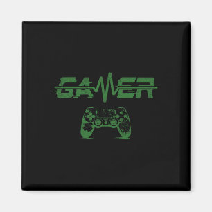 Aimant Gamer Heartbeat Jeux Vidéos Jeu Garçons Ados Homme