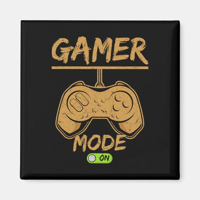 Aimant Gamer Mode On – Perfect For Hardcore Players  (Devant)