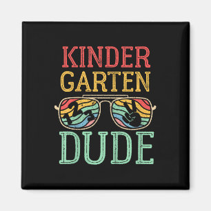 Aimant Gamin Jardin D'Enfants Mec Premier Jour De Jardin 