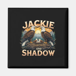 Aimant Gamme vintage Jackie Et Hadow Bald Eagle Design