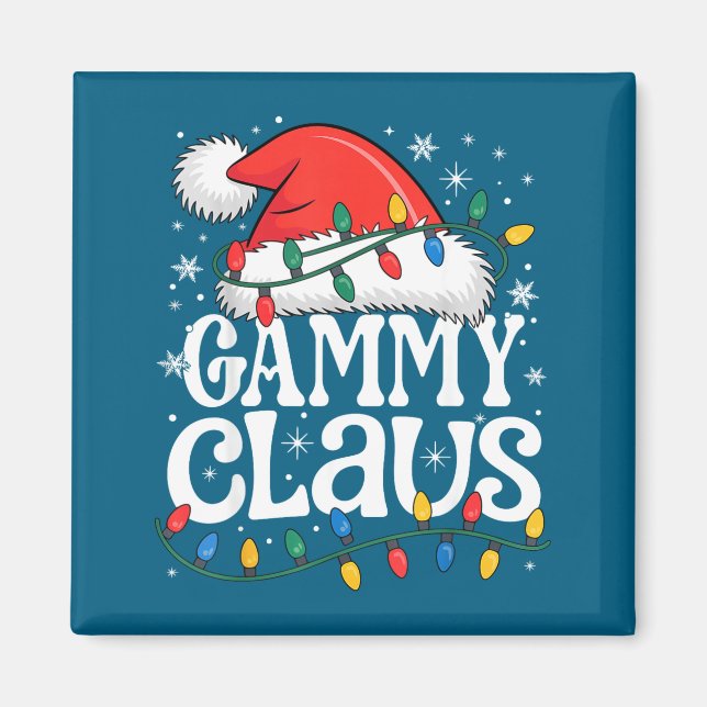 Aimant Gammy Claus Funny Xmas Christmas Grandma Holiday S (Devant)