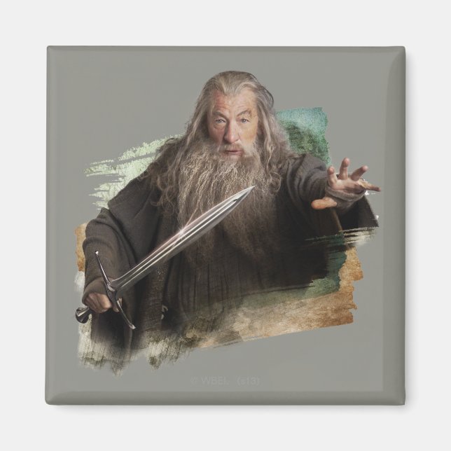 Aimant Gandalf avec épée (Devant)
