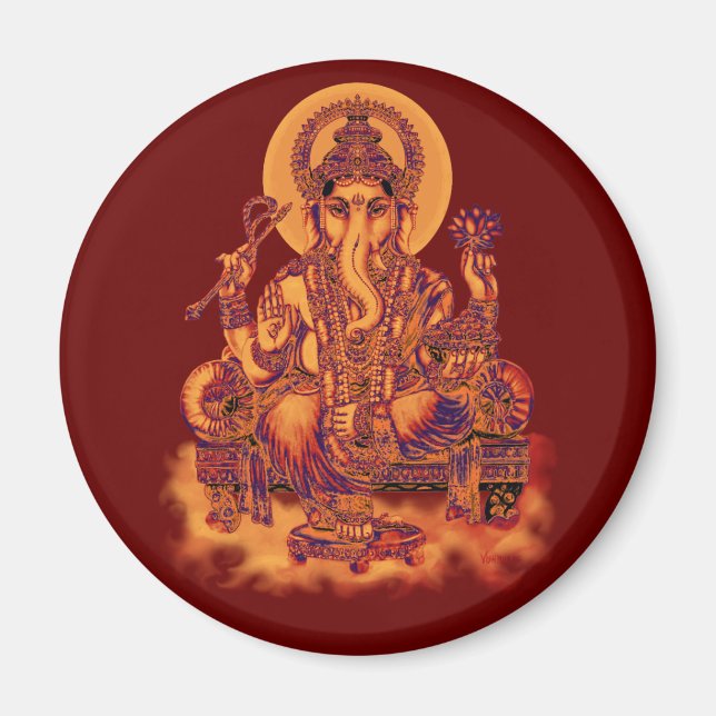 Aimant Ganesh - Remover des obstacles (Devant)