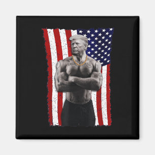 Aimant Gangster Pro Donald Trump Tattoo républicain Améri