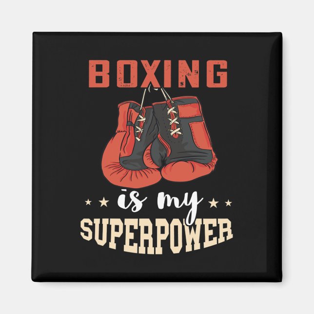 Aimant Gant de boxe superpuissant Kickboxer Kickboxi (Devant)