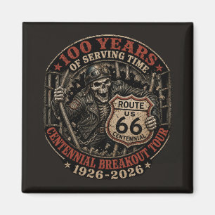Aimant Garage de motard squelette objet de collection