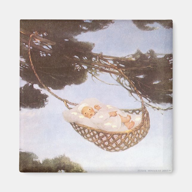 Aimant Garçon dans l'arbre de Hassoc par Jessie Willcox S (Devant)