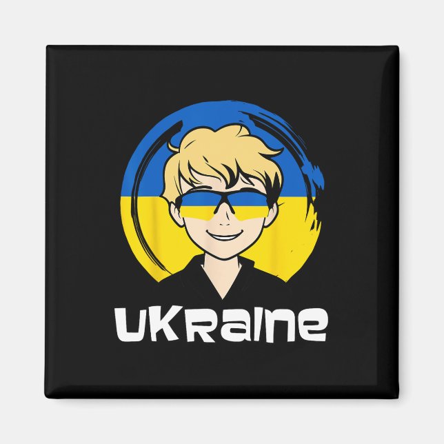 Aimant Garçon d'Ukraine  (Devant)