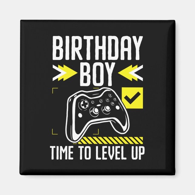 Aimant Garçon Temps D'Augmenter Le Jeu Vidéo Don Pour Un  (Devant)