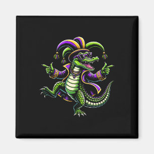 Aimant Garçons Alligator Mardi Gras Enfants Alligator Drô