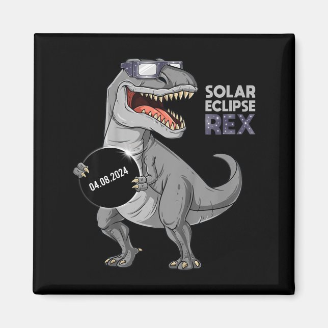 Aimant Garçons drôles éclipse solaire Rex 04 08 (Devant)
