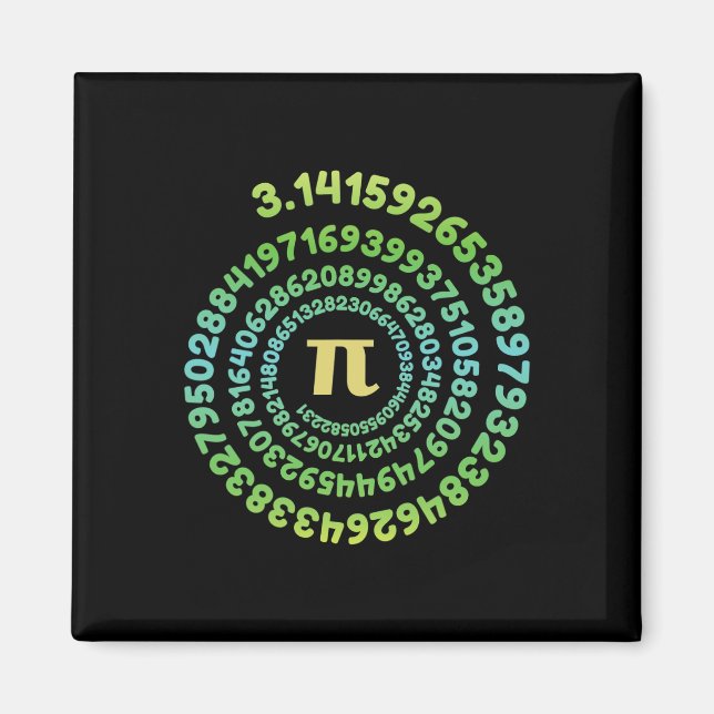 Aimant Garçons Filles Pi Day Infinity Math Lover Geek Ner (Devant)