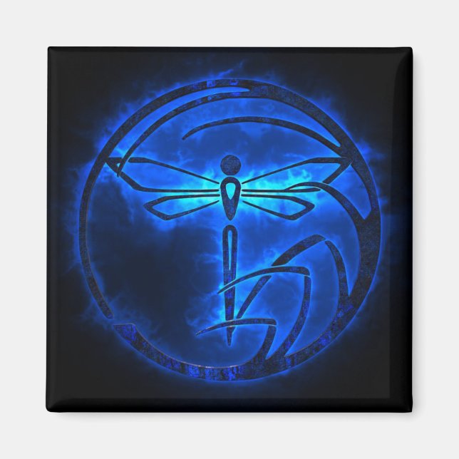 Aimant Garde de nuit - libellule (Devant)