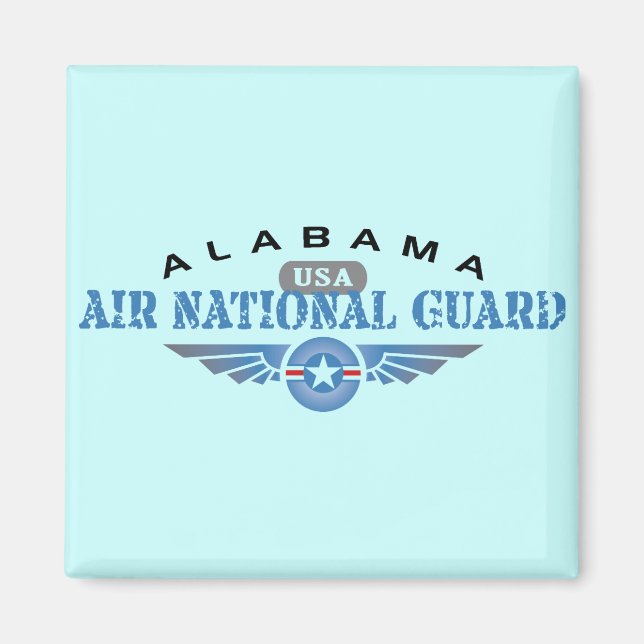 Aimant Garde nationale aérienne de l'Alabama (Devant)