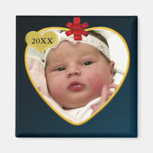 Aimant Garde-photos de bébé Noël