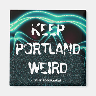 Aimant "Garde Portland bizarre"