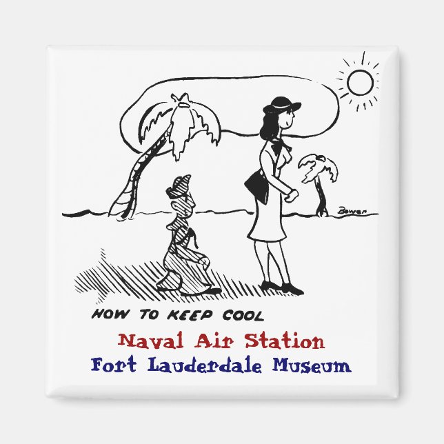 Aimant Garder le cool (Devant)