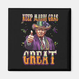 Aimant Garder Mardi Gras Grand Amusant Trump Mardi Gras 2