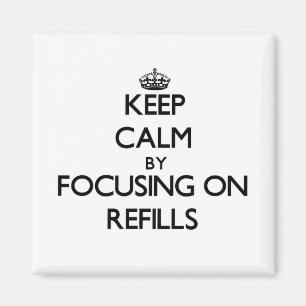 Aimant Gardez le calme en se concentrant sur des