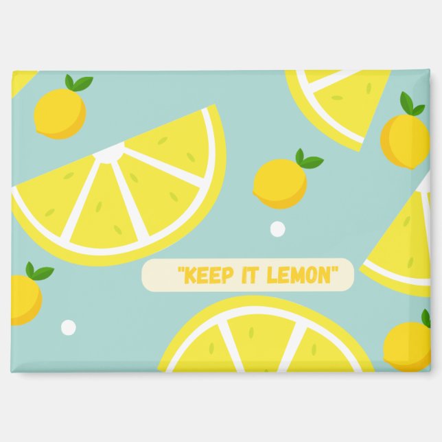 Aimant Gardez-le Citron (Recto)