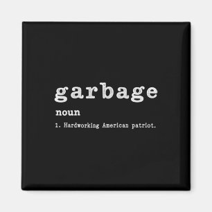 Aimant Garge Noun Américain Travailleur Trump 2024 Soutie