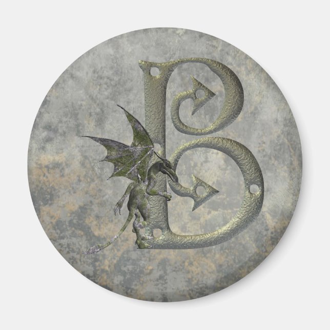 Aimant Gargoyle Monogramme B (Devant)