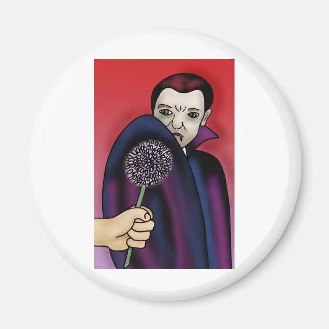 Aimant Garlic Wards off the Vampire's Bite (Devant)