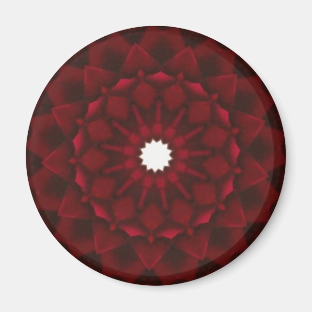 Aimant Garnet Kaleidoscope (Devant)
